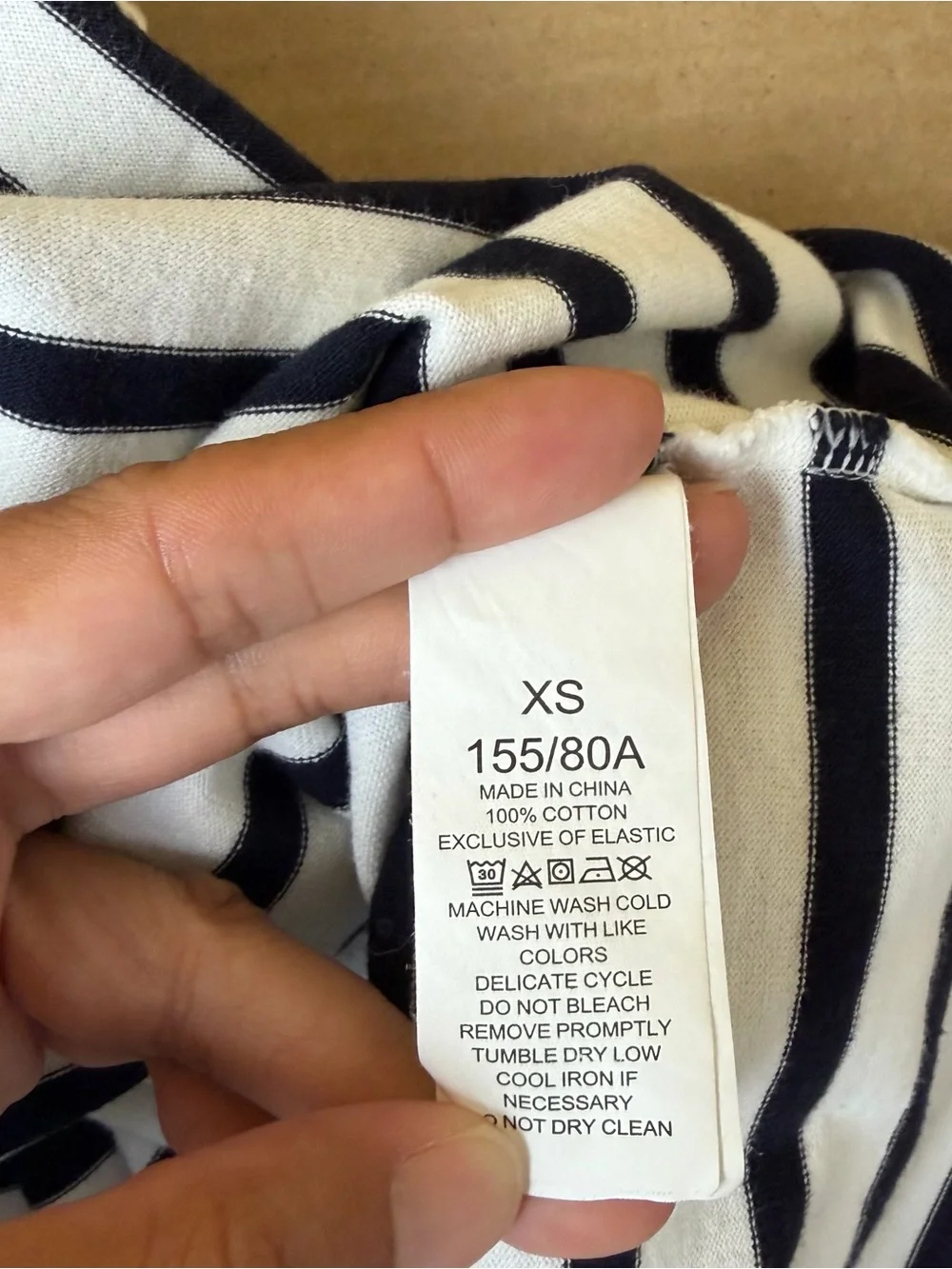 Kate Spade Stripe Scoop Neck Top